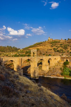 Alcantara-Brücke (Puente de Alcantara) Römische Brücke, Alcantara, Extremadura, Spanien
