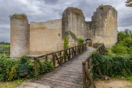 Chateau de Gencay ruins (Du Guesclin), department Vienne