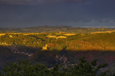 Chateau de Najac, Aveyron, Südfrankreich