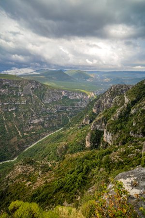 Photo for Mountain landscape width Canyon of Verdon River (Verdon Gorge) in Provence, France - Royalty Free Image