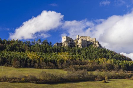 Photo for Lietava castle (Lietavsky hrad), Zilina region, Slovakia - Royalty Free Image