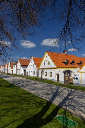 Holasovice village UNESCO site, Southern Bohemia, Czech Republic