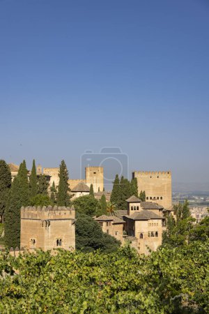 Alhambra, Generalife et Albayzin (Generalife y Albaicn de Granada), site UNESCO, Grenade, Andalousie, Espagne.