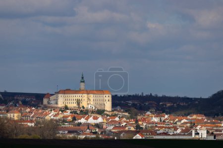 Château et ville de Mikulov, Moravie du Sud, République tchèque