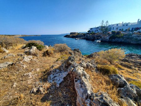 Photo for Avlemonas, a village on the east coast of the Greek Island of Kythira. - Royalty Free Image