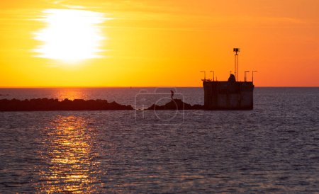 Foto de Puerto de Malmo al final de la tarde - Imagen libre de derechos