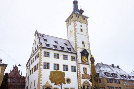 wuerzburg germany in winter 