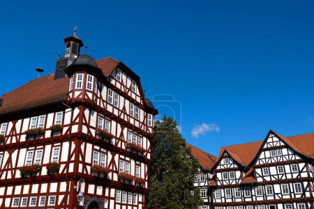 historic german town of melsungen