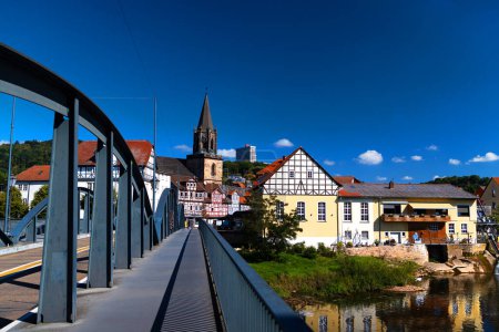 the historic german town of rotenburg an der fulda