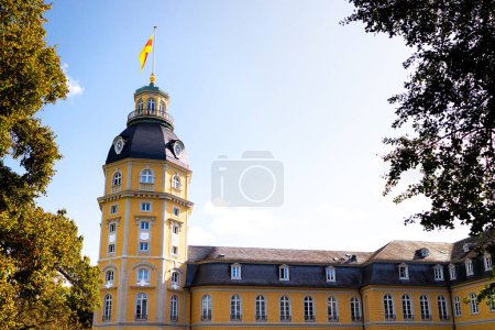 the historic castle of karlsruhe germany