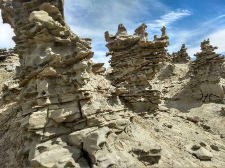 Foto de Formaciones rocosas inusuales en Fantasy Canyon en Utah. - Imagen libre de derechos