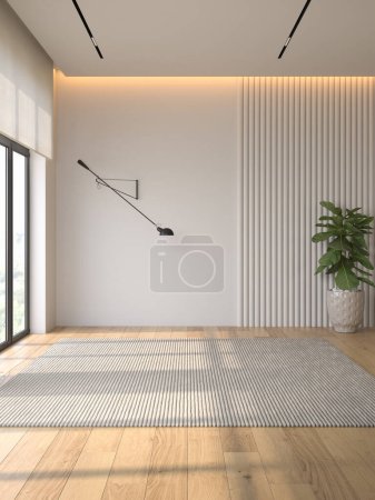 Photo for Modern style conceptual interior room 3 d illustration - Royalty Free Image