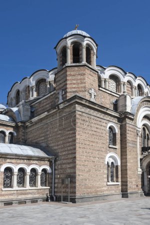 Téléchargez les photos : SOFIA, BULGARIE 19 MARS 2023 : Église orthodoxe Sveti Sedmochislenitsi à Sofia, Bulgarie - en image libre de droit
