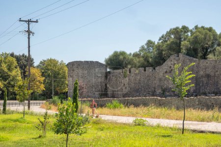 Photo for Panoramic view of Arta castle of ancient Ambracia, Epirus, Greece - Royalty Free Image