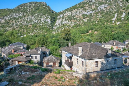 Photo for Panorama of Village of Tsepelovo, Epirus, Greece - Royalty Free Image
