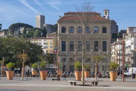 Téléchargez les photos : CANNES, FRANCE - 29 JANVIER 2024 : Panorama de la ville de Cannes, Provence Alpes-Côte d'Azur, France - en image libre de droit