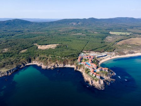 Aerial view of The Driver Beach near resort of Dyuni, Burgas Region, Bulgaria