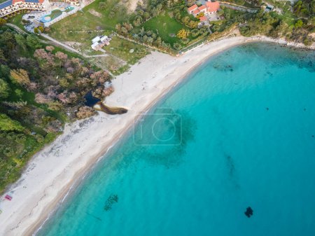 Amazing view of Sithonia coastline near Koviou Beach, Chalkidiki, Central Macedonia, Greece