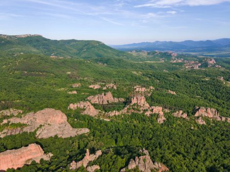 Luftaufnahme der Felsen von Belogradchik, Gebiet Vidin, Bulgarien