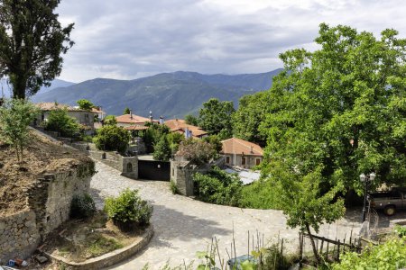 Das historische Dorf Ampelakia, Larissa, Thessalien, Griechenland