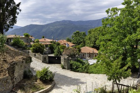 The historical Village of Ampelakia, Larissa, Thessaly, Greece
