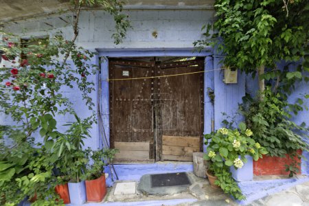 El pueblo histórico de Ampelakia, Larissa, Tesalia, Grecia