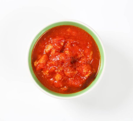 Téléchargez les photos : Bol de salsa de tomates rôties - en image libre de droit