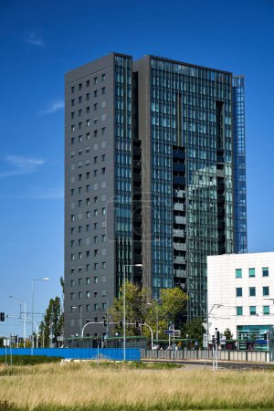 A modern residential and office building in the center of Poznan, Poland