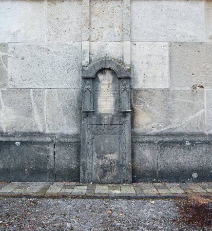 detail of Andrassy family Mausoleum, near Roznava, Slovakia