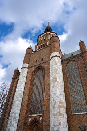 Téléchargez les photos : Église paroissiale évangélique Saint-Marien, Stralsund, Mecklembourg-Poméranie occidentale, Allemagne - en image libre de droit