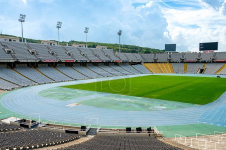 Photo for The former Olympic Stadium Estadi Olimpic Lluis Companys, Barcelona, Catalonia, Spain - Royalty Free Image