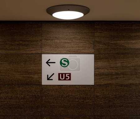 Plan intérieur, station de métro Bundestag, Berlin, Allemagne
