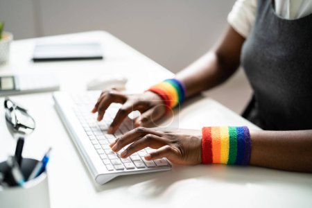 Foto de Diversidad Inclusiva Colores LGBT. Seguro de Diversidad e Inclusión - Imagen libre de derechos