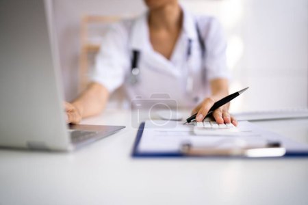 Photo for Medical Bill Codes Audit And Billing In Hospital - Royalty Free Image