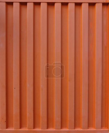 Photo for Weathered Ship Container: Decaying Logistics in Freight Background - Royalty Free Image