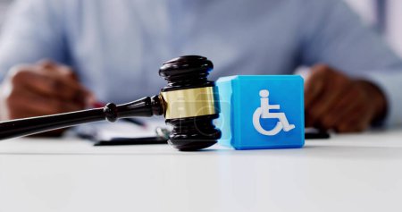 Foto de Ley Legal Justicia para Personas con Discapacidad - Imagen libre de derechos