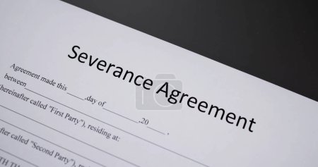 Job Dismissal Finance Agreement. Contract Termination Pay