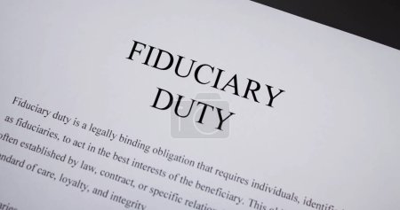 Fiduciary Duty Corporate Law Text. Formal Responsibility