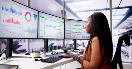 Business Data Audit Spreadsheet On Analyst Computer