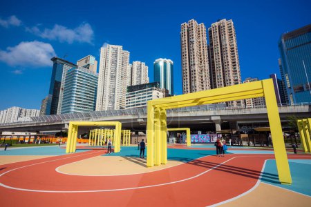 Foto de Fortress Hill, Hong Kong - 05 de octubre de 2021: East Coast Park Precinct - Imagen libre de derechos