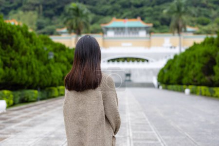 Photo for Travel woman visit national palace museum - Royalty Free Image