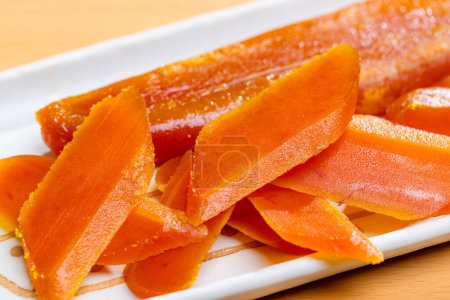 Photo for Taiwan cuisine slice of mullet roe - Royalty Free Image