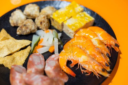 Téléchargez les photos : Cuisine taïwanaise plat de pré-repas au restaurant - en image libre de droit