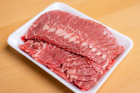 Photo for Pack of fresh raw beef meat - Royalty Free Image