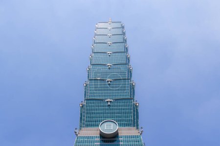 Foto de Taipei, Taiwán - 22 de julio de 2023: Taipei 101 rascacielos en Taiwán - Imagen libre de derechos