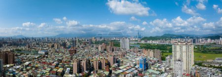 Photo for Panoramic of Taipei city skyline in Taiwan - Royalty Free Image