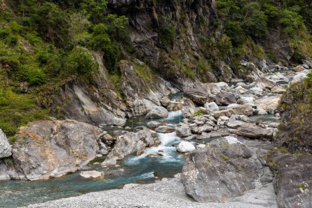 Photo for Taiwan Hualien taroko Gorge river - Royalty Free Image