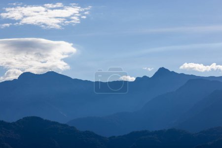 Photo for Beautiful scenery view of the mountain range at sunny day - Royalty Free Image