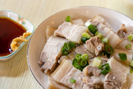 Photo for Slice of the pork with sauce - Royalty Free Image