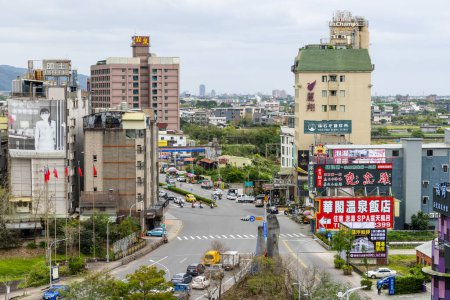 Téléchargez les photos : Yilan, Taiwan - 18 February 2023: Jiaoxi city in Taiwan of Yilan - en image libre de droit